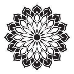 Abstract floral vector illustration featuring a colorful blossom pattern with decorative leaf elements, perfect for summer design