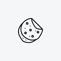 Tortillas icon logo flat vector design