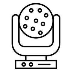 laser lamp icon simple flat icon vector symbol