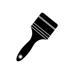 paintbrush icon on white background  .svg