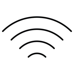 Signal icon simple flat icon vector symbol
