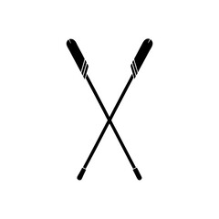 ski poles and skis icon on white background    .svg
