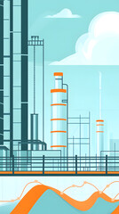 Industrial Complex with Graph Overlay