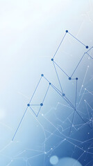 Abstract Geometric Network on Gradient Background