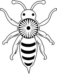 bee illustration