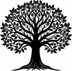 Obraz premium tree vector art & Illustration
