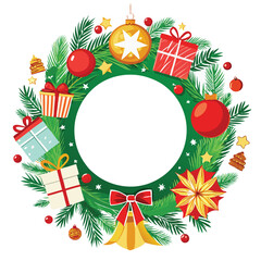 Playful Dog Illustration with Colorful Elements for Festive Occasions and Designs