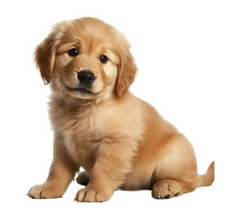 Fototapeta premium Golden Retriever Puppy: Cute Canine, Dog Breed, Pet Animal