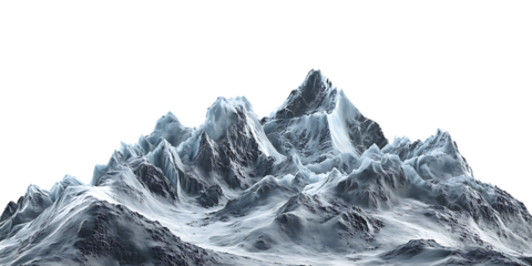 Majestic Snow-Capped Peaks: A Stunning Mountain Range