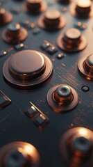 Modern control panel. AI.