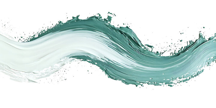 Teal Water Splash: Abstract Wave Texture for Design