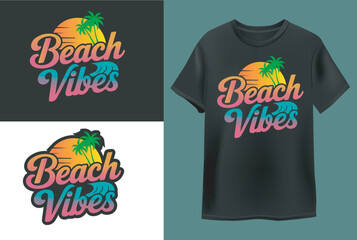Modern Trending Summer T Shirt Design Vector 