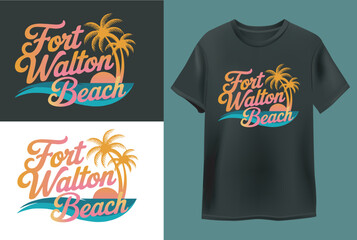 Modern Trending Summer T Shirt Design Vector 