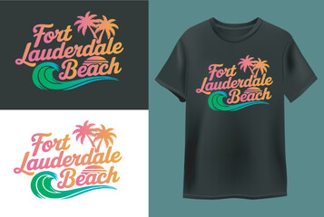 Modern Trending Summer T Shirt Design Vector 