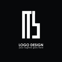 NB NB Logo Design, Creative Minimal Letter NB NB Monogram