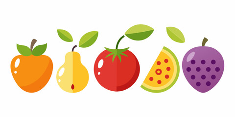 vector illustration of vegetables