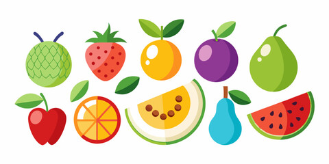 set of fruits