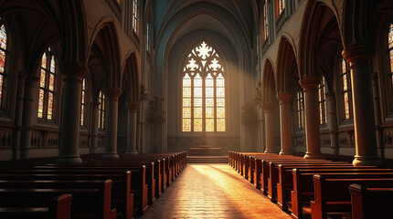 Fototapeta premium gothic cathedral