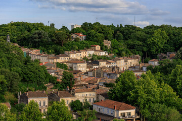 Auf der Garonne bei Bordeaux in Frankreich