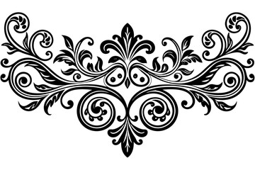 Stylish Vintage Divider for Invitations and Stationery