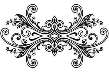 Swirly Decorative Divider in Heritage Vintage Look