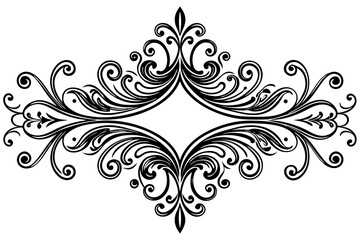 Old Style Swirl Divider for Luxury Design Use