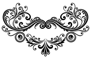 Graceful Heritage Divider with Vintage Embellishments