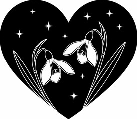 abstract background with heart