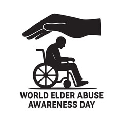 Fototapeta premium Protect Elderly Lives with Dignity, Care, Respect, and Justice Now