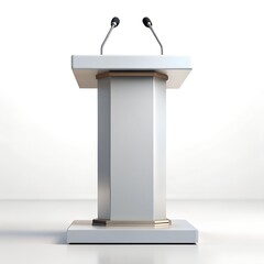 podium with microphone