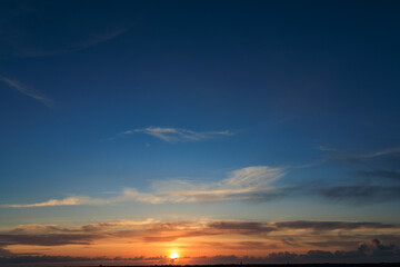 Die Garonne bei Bordeaux in Frankreich