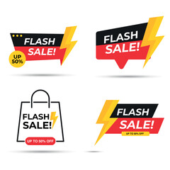 Flash Sale Tags Set