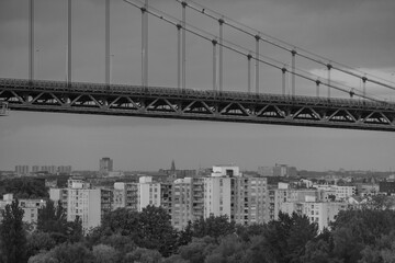 Die Garonne bei Bordeaux in Frankreich