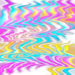 Vivid abstract with fuchsia, turquoise, and yellow. Ideal for Pride Month posters, youth events, or summer designs. Great for Pride, Youth Day, and festivals.