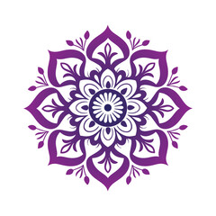 Abstract Ornamental Mandala Motif Vector Design Illustration