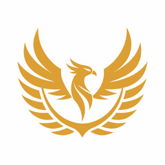 Eagle logo with laurel wreath