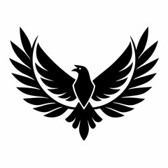 Eagle logo with laurel wreath