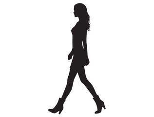 FEMALE MODEL SILHOUETTE