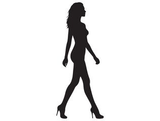 FEMALE MODEL SILHOUETTE