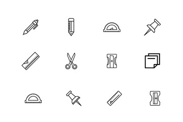 Fototapeta premium vector set of music icons