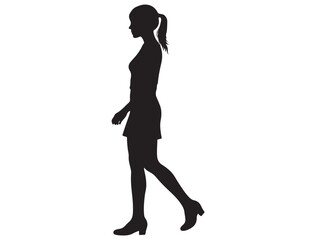 FEMALE MODEL SILHOUETTE