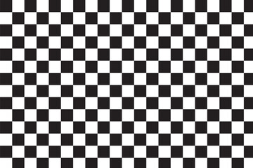 Fototapeta premium Classic black and white checkerboard pattern design, perfect for backgrounds, textures, and decorative elements. Pattern, checkerboard. Checker chess board square black and white vector illustrations.