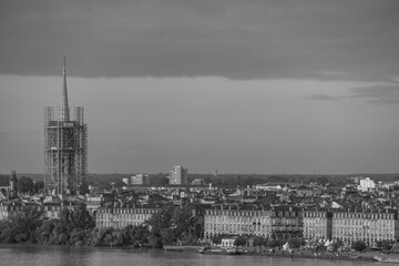 Bordeaux an der garonne in Frankreich