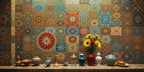 3D Realistic Turkish Tiles - Stained Glass Patterns