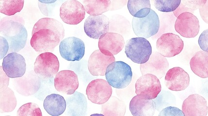 Watercolor Circle Pattern