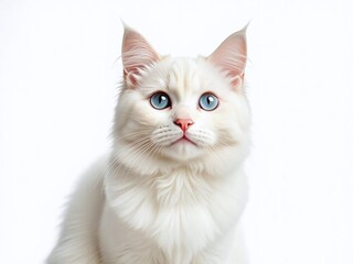 Obraz premium white cat