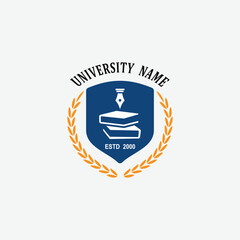 3107 educational logo school college university learning institute book academy organization