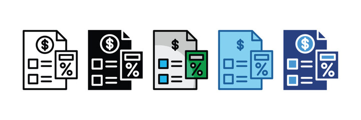 Budget Planning  Icon Element For Design