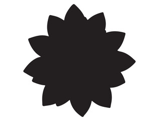 LOTUS FLOWER SILHOUETTE
