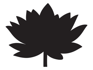 LOTUS FLOWER SILHOUETTE